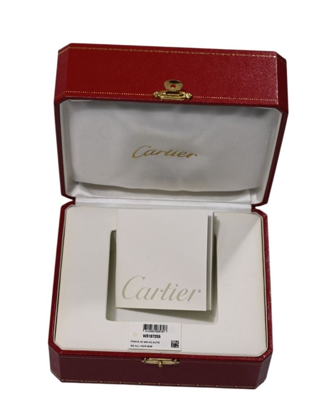 Cartier Pasha Watch Box in Red Leather